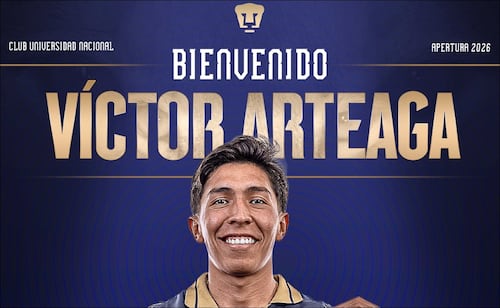 Pumas hace oficial que Víctor Arteaga se convierte en su tercer refuerzo para el Apertura 2026