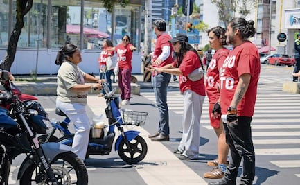 “No respetan señales y es fácil que te atropellen”, dicen peatones en el cruce de Eje 3 Sur y Avenida Cuauhtémoc