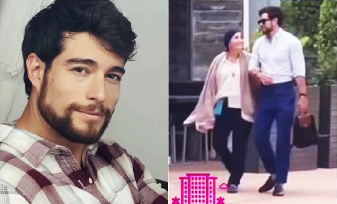 Danilo Carrera fue captado caminado del brazo de su madre en las calles de Miami.
Fotos: Instagram y TikTok