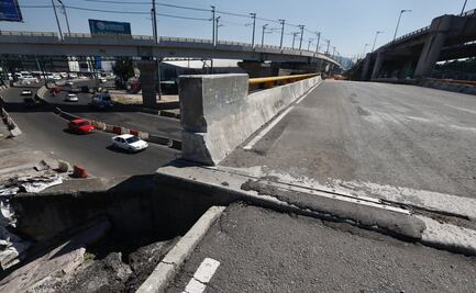 Cierre vial en Puente de La Concordia complica tránsito por obras del Trolebús Santa Martha-Chalco