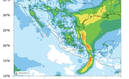 Veracruz emite alerta por frente frío 4; pronostican lluvias fuertes