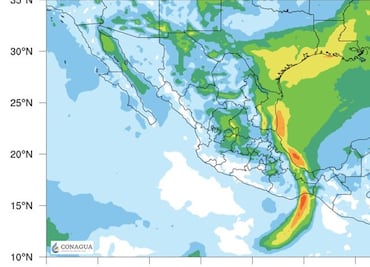 Veracruz emite alerta por frente frío 4; pronostican lluvias fuertes