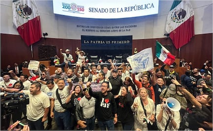 Morena acusa a Norma Piña y a la oposición de "violento golpe" al Senado con portazo de manifestantes