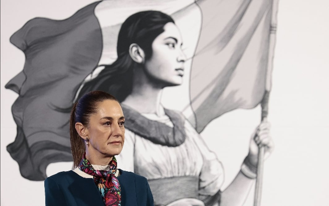 Conferencia mañanera de Claudia Sheinbaum del 10 de diciembre de 2024, desde Palacio Nacional. Foto: EFE