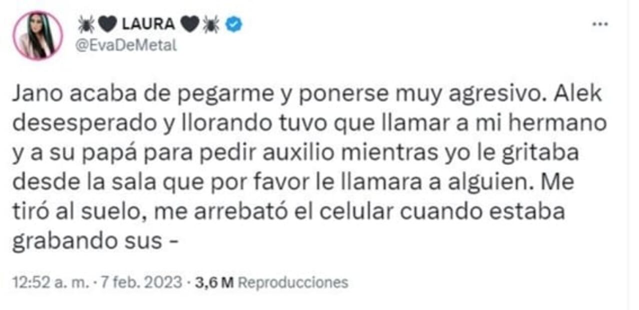 VIDEO: Eva de Metal rompe el silencio sobre violencia que vivió en su relación; "váyanse a la primera"