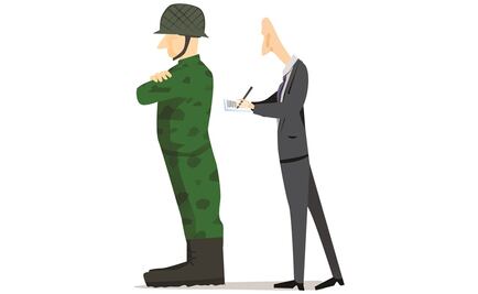 Si extranjeros interrogan a mis soldados, renuncio