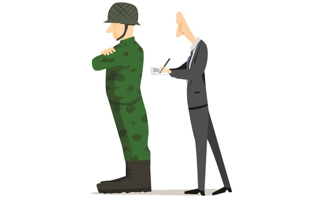 Si extranjeros interrogan a mis soldados, renuncio