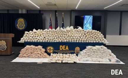 DEA incauta al CJNG un millón de pastillas falsificadas y 77 mil kilogramos de droga en 5 días; realiza 670 arrestos en ese periodo