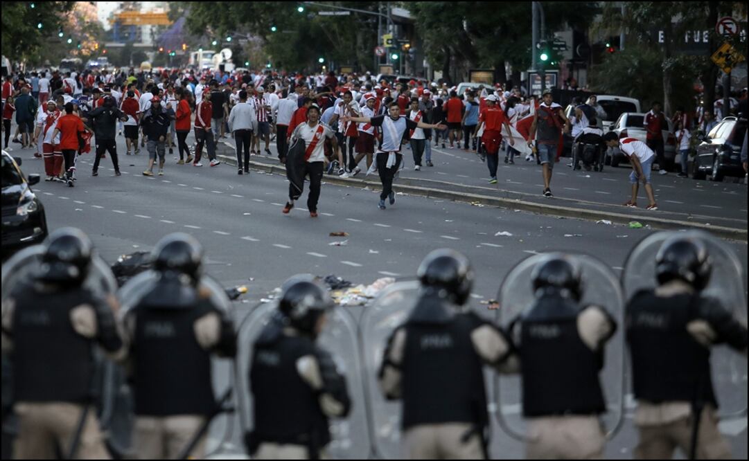 Altercado del 24 de noviembre. Foto: AP