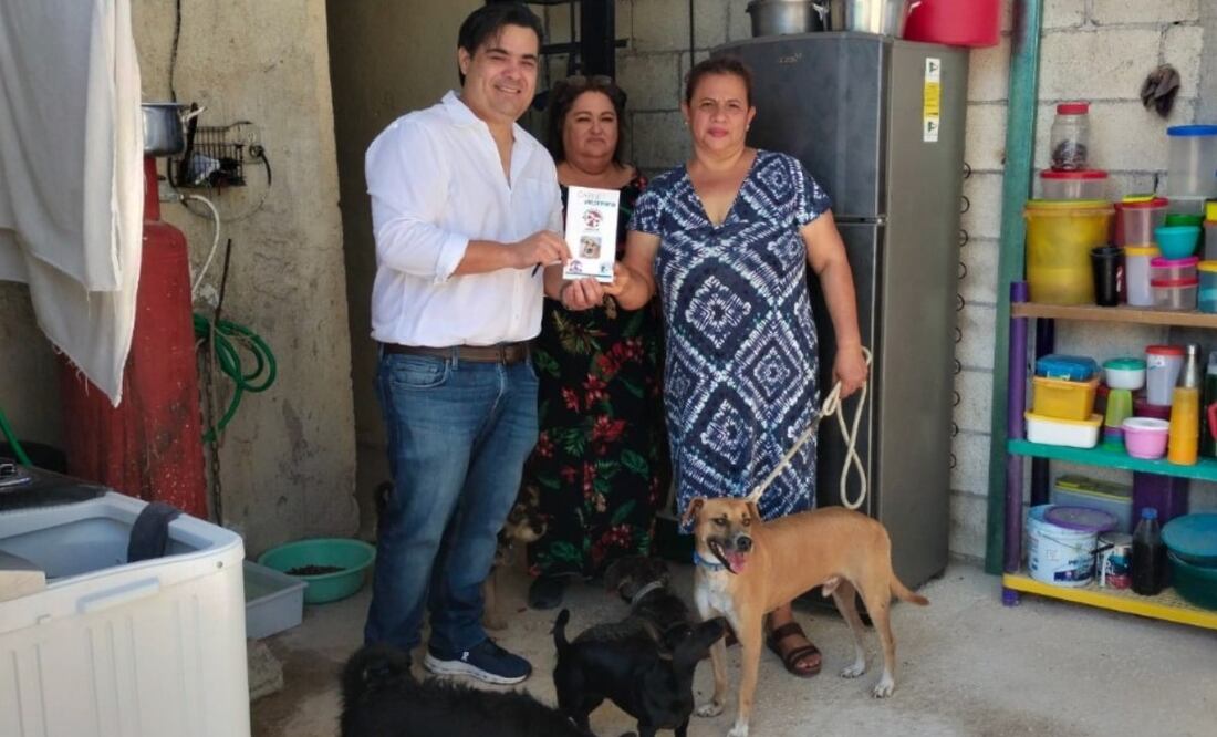 El perrito fue rescatado por personal de Cultur en julio del año pasado en los alrededores de Chichén Itzá. Fotos: Especiales
