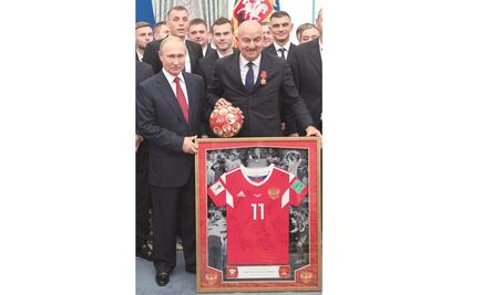 Putin condecora a sus seleccionados