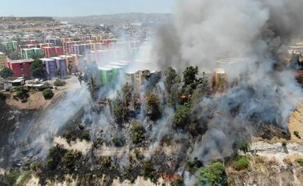 Los incendios de Tijuana vistos desde drone en 3 videos