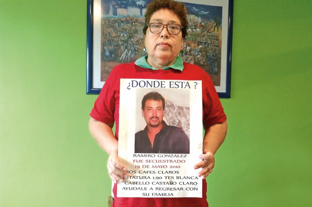 Martha Herrera, madre de Ramiro, busca a su hijo sin descanso (DAVID CARRIZALES. EL UNIVERSAL)