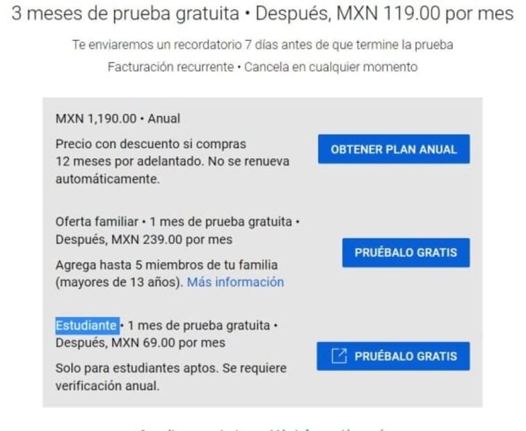YouTube Premium sube de precio en México: ¿cuáles son las nuevas tarifas?