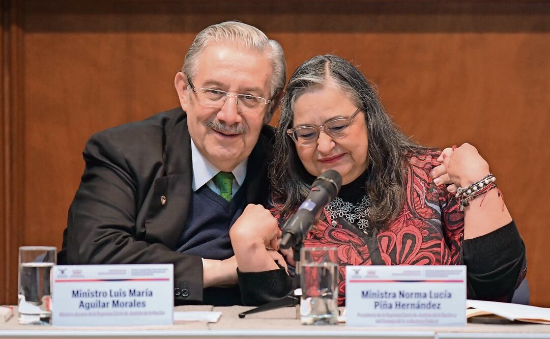 El trabajo a favor de las mujeres que realizó Luis María Aguilar fue destacado por la ministra presidenta Norma Lucía Piña. Foto: Especial