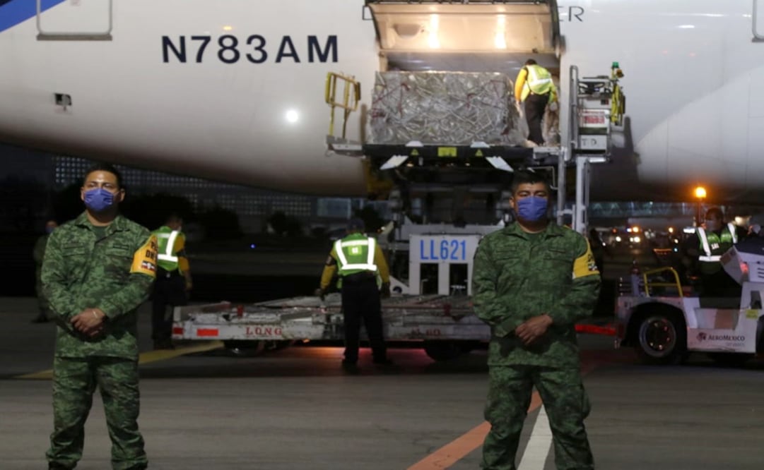 The medical supplies are for Mexico's fight against COVID-19 - Photo: Carlos Mejía/EL UNIVERSAL