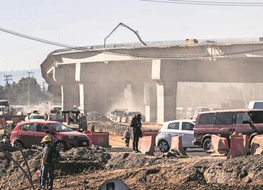 A marchas forzadas laboran en Distribuidor Vial Oriente