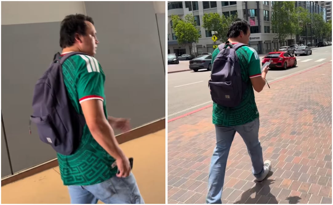 Critican a presunto empleado del ICE por portar camiseta de la Selección Mexicana; esto pasó. Foto: Captura de pantalla / Instagram