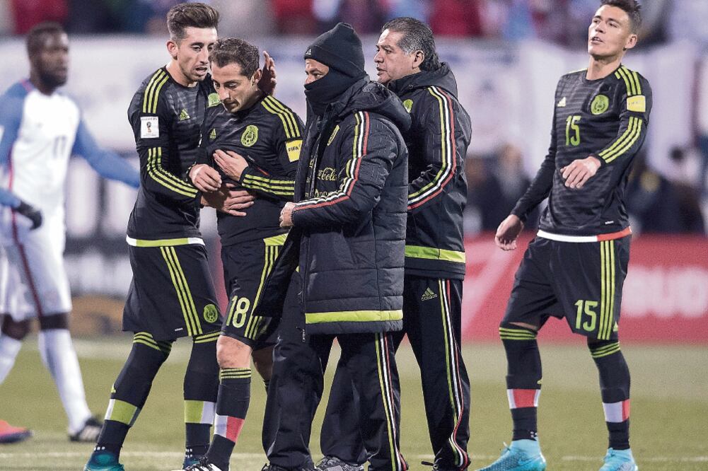 Andrés Guardado tuvo que abandonar el juego, por lesión (ETZEL ESPINOSA. IMAGO7)