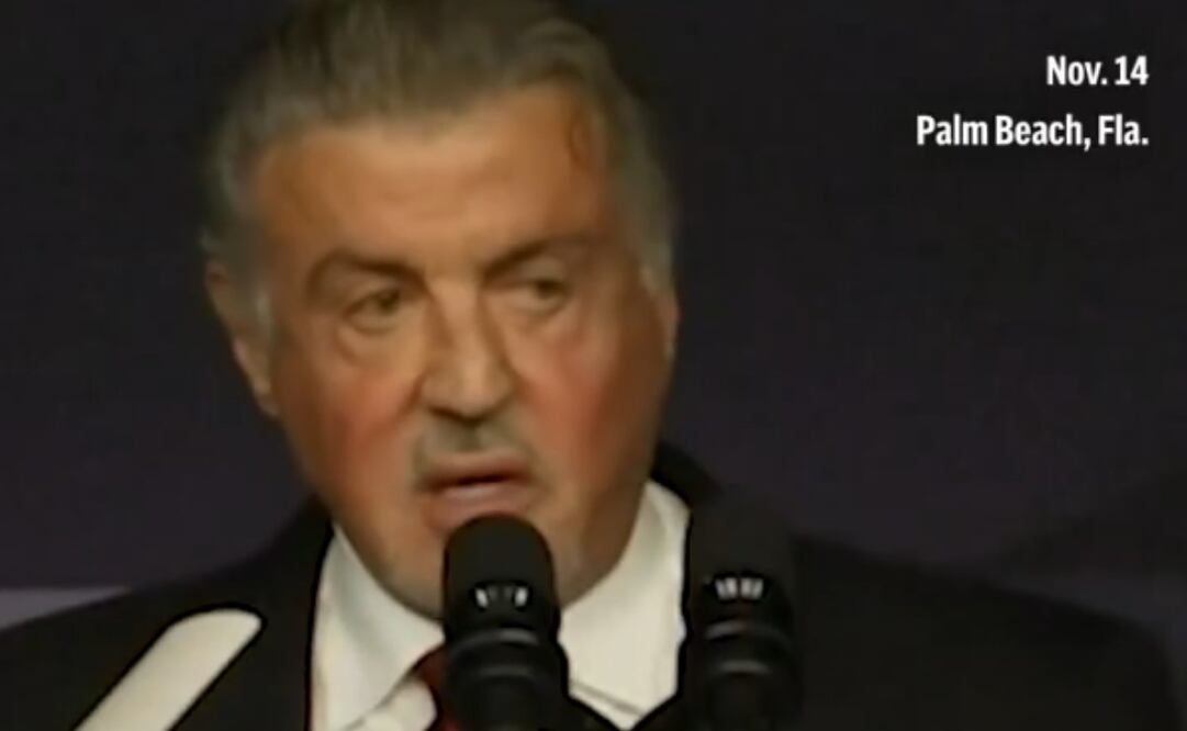 Sylvester Stallone afirma que Trump es el segundo George Washington. Foto: captura de pantalla