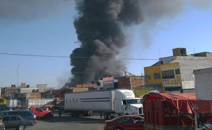 Se registra incendio en Central de Abastos de Morelia