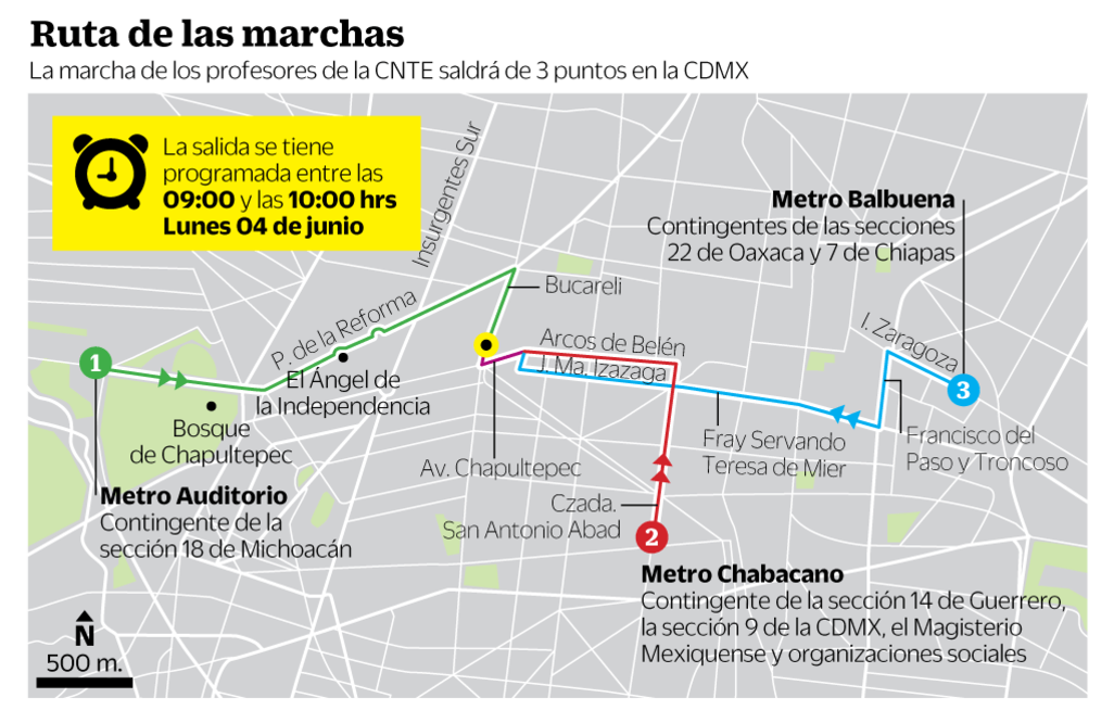 Anuncia CNTE paro indefinido en 4 estados