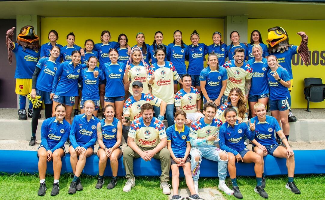 América Femenil recibe la visita del ‘Team Infierno’ previo al juego ante el Barcelona