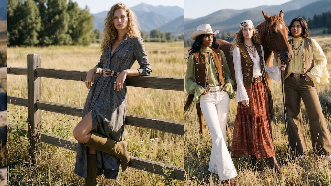 Folk Revival recupera la esencia campirana con un aire bohemio. Foto: Cortesía de Shein
