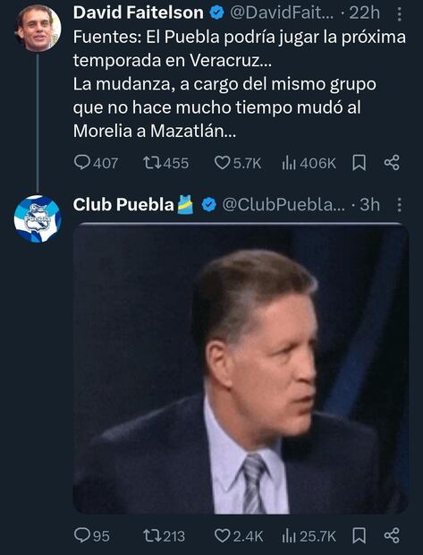 FOTO: ESPECIAL: David Faitelson. respuesta del Puebla