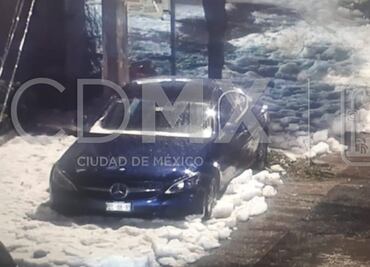 Reportan afectación en Cuajimalpa por granizo en vialidades