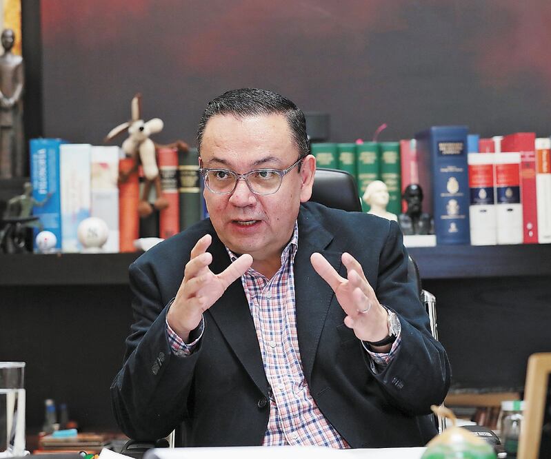 Germán Martínez Cázares, senador de Morena. Foto: JUAN BOITES. EL UNIVERSAL