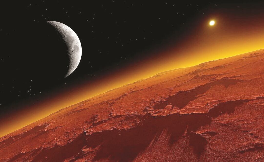 La agencia espacial de Estados Unidos, la NASA, espera enviar astronautas a Marte a mitad de la década de 2030. FOTO: Archivo/ EL UNIVERSAL