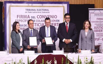 Tribunal e Inai firman acuerdo para fortalecer política de justicia