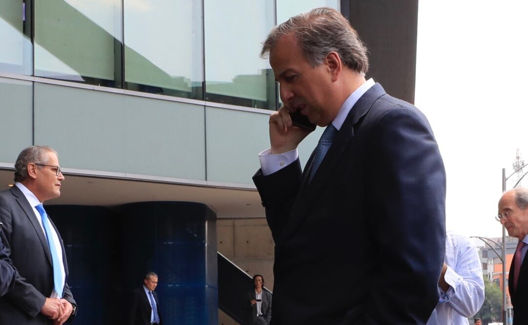 El candidato de la coalición Todos por México, José Antonio Meade, se reunió con directivos de BBVA. /Irving Olivares - EL UNIVERSL