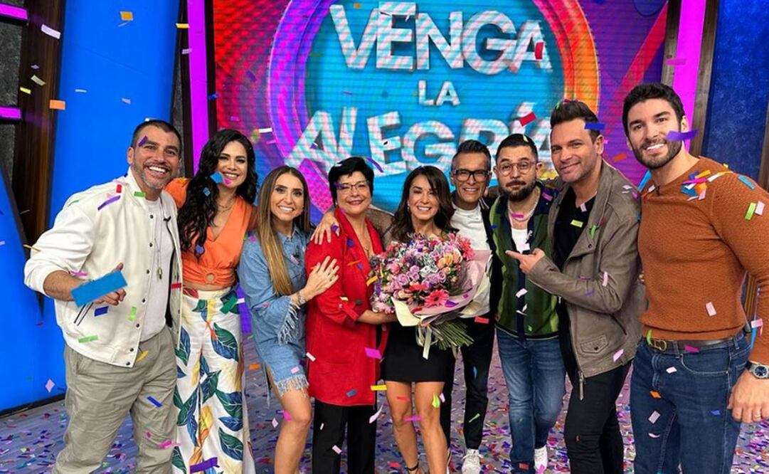Laura G en su último día de "Venga la Alegría".
