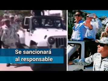 Guardia Nacional "custodió" vehículo de Roberto Palazuelos