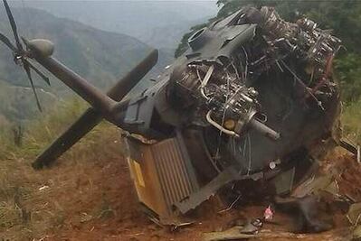 Two dead in Mexican Air Force helicopter crash