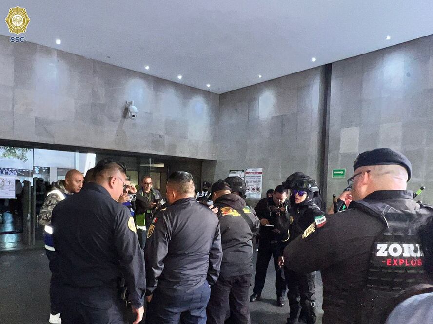 Amenaza de bomba en Juzgados Familiares de la CDMx. Foto: Especial
