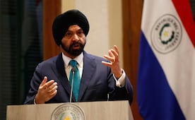 Ajay Banga con Sheinbaum