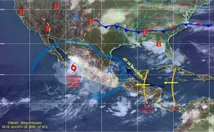 Tropical Storm Javier forms off Mexico's Pacific coast