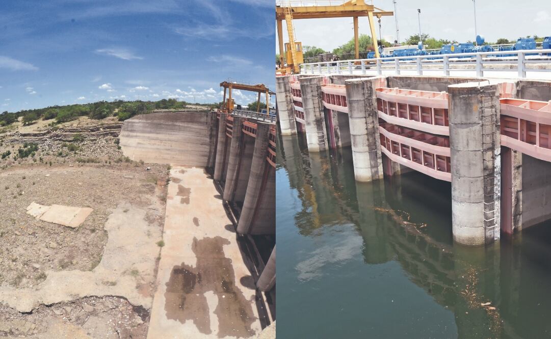 La presa Cerro Prieto fue la más beneficiada con el paso del ciclón Alberto en julio pasado, y las reservas para Nuevo Léon son buenas, pero ahora llaman a cuidar el líquido. Fotos: de Emilio Vázquez. El Universal