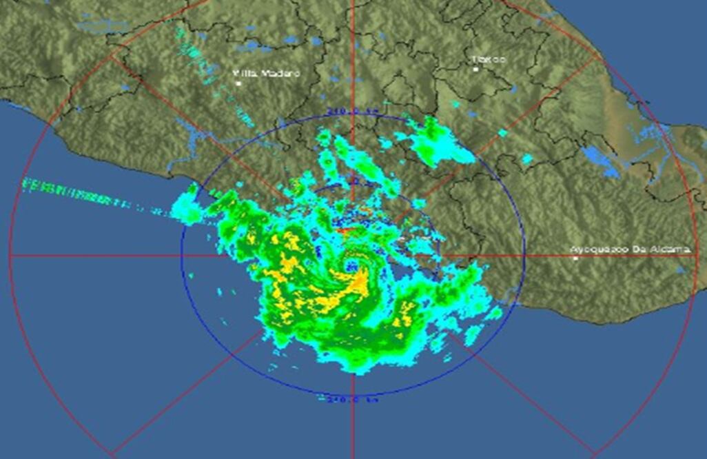 Tormenta tropical “Carlotta”. Foto: @conagua_clima