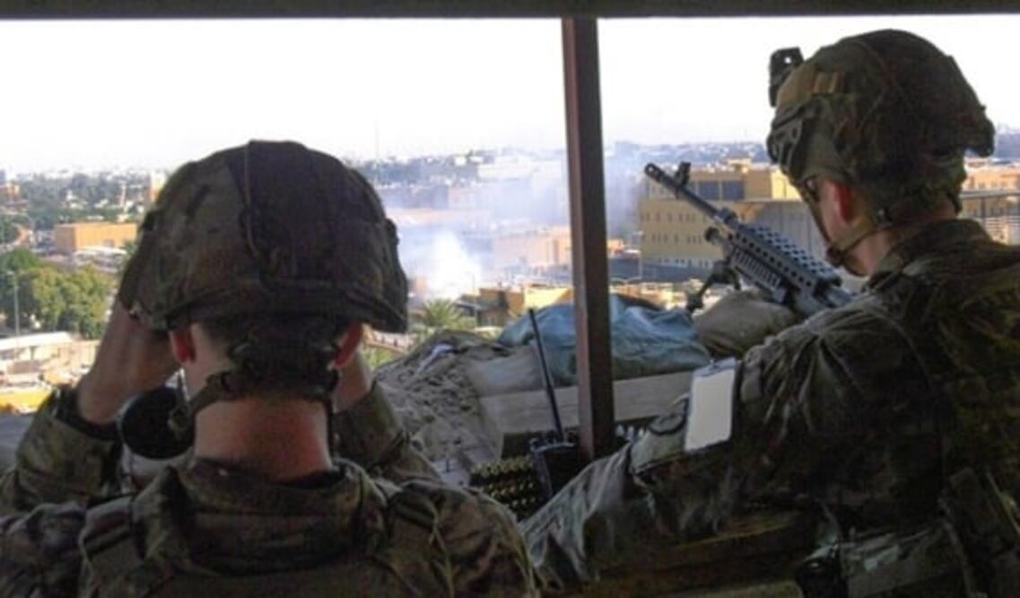 Milicias respaldadas por Irán se han declarado responsables de docenas de ataques contra bases militares estadounidenses en Irak y Siria desde que Israel le declaró la guerra a Hamas hace dos meses. Foto: Ilustrativa