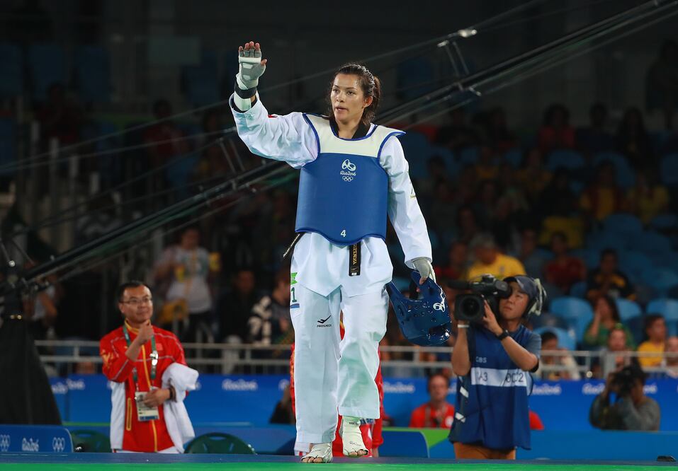 JAMMEDIA. María del Rosario Espinoza durante la final de Taekwondo femenil en los Juegos Olímpicos de Río 2016