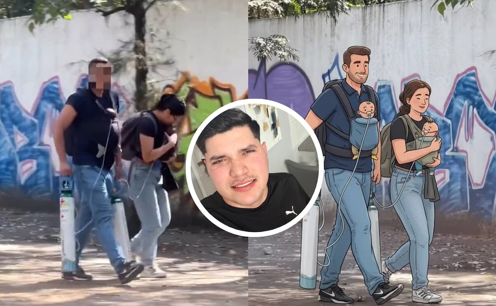 Heriberto Vargas entrega auto a papás de bebés con oxígeno. Foto: Redes sociales