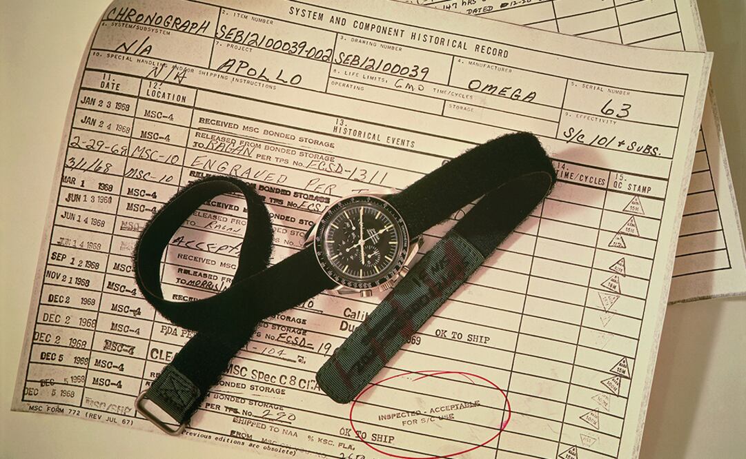 En 1965 el Speedmaster de Omega fue seleccionado por la NASA como el cronógrafo oficial de sus misiones espaciales luego de superar pruebas muy duras.