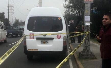 Ladrones asesinan a pasajero que se resistió a robo en Naucalpan
