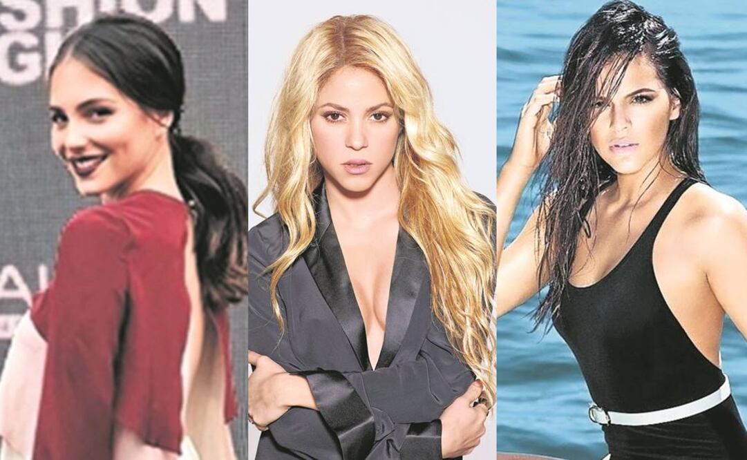 En la foto: Andrea Duro, novia del Chícharo; Shakira, pareja de Gerard Piqué y Bruna Marquezine está comprotida con Neymar (ESPECIAL)