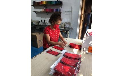 Tapabocas: del estudio del artista hasta el vendedor callejero