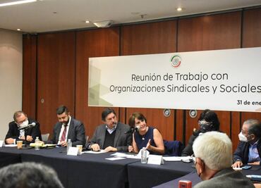 Senadores se reúnen con dirigentes sindicales; buscan solucionar problemas laborales